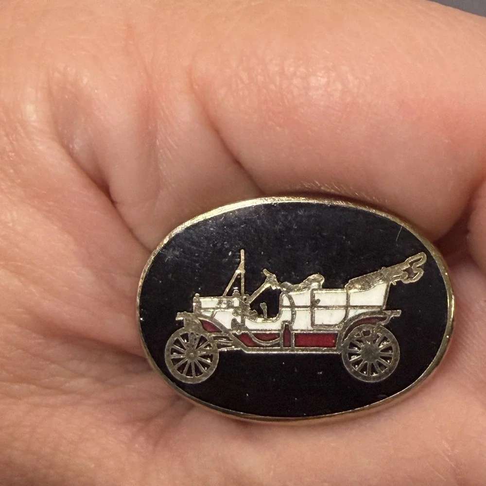 ANTIQUE‎ MODEL T FORD PACKARD Cufflinks & Tie Clip 25x18 mm Oval